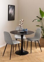 Valgomojo kėdė CELIA pilka/juoda - Image 8