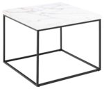 Kavos staliukas BAROSSA 60x60xH45cm, baltas