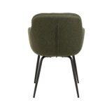 Valgomojo kėdė DORA su porankiu, žalia - Image 3