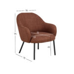 Poilsio kėdė SPENCER terakota - Image 7