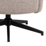 Gulimas fotelis LONDON su kojūgaliais, smėlio spalvos - Image 6