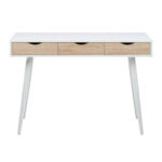 Rašomasis stalas NEPTUN 110x50xH77cm, baltas / ąžuolinis - Image 3