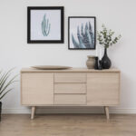 Komoda NAGANO 40x150xH75cm, šviesus ąžuolas - Image 3