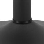 Baro stalas IBIZA D60xH105cm, juodas uosis - Image 3