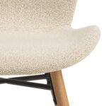 Valgomojo kėdė BATILDA-A1 kreminė/ ąžuolinė - Image 4