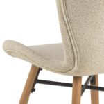 Valgomojo kėdė BATILDA-A1 kreminė/ ąžuolinė - Image 6