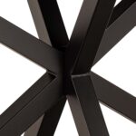 Valgomojo stalas HEAVEN 160x90xH75,5cm, rudos spalvos - Image 4