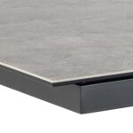 Valgomojo stalas IRWINE 200/240x100xH76cm, pilkos spalvos - Image 5