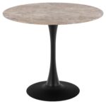 Valgomojo stalas MALTA D90xH75cm, rudos spalvos