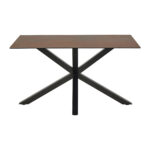 Valgomojo stalas HEAVEN 135x80xH75,5cm, rudos spalvos - Image 2