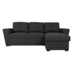 Kampinė sofa-lova WHITBY tamsiai pilka - Image 4