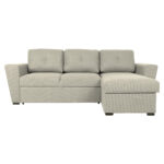 Kampinė sofa-lova WHITBY smėlio spalvos - Image 4