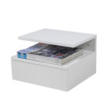 Naktinis staliukas ASHLAN 35x32xH22,5cm, baltas - Image 3