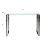 Konsolinis staliukas KATRINE 110x40xH76cm, stiklas - Image 3