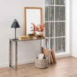 Konsolinis staliukas KATRINE 110x40xH76cm, stiklas - Image 2