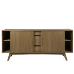 Spintelė MARTE 180x44xH84cm, ąžuolas - Image 2