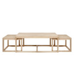 Kavos staliukai 3vnt CORNUS 51x56xH44cm, 51x56xH44cm, 120x60xH50cm, uosis