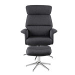 Poilsio kėdė ALURA recliner, tamsiai pilka - Image 2