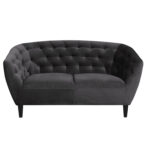 Sofa RIA 2 vietų, tamsiai pilka - Image 3