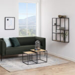 Sieninė lentyna SEAFORD 75x20xH91cm, ąžuolas - Image 3