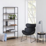 Lentyna SEAFORD 77x35xH185cm, laukinis ąžuolas - Image 2