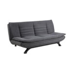 Sofa bed FAITH dark grey/black