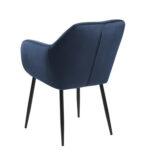 Fotelis EMILIA tamsiai mėlyna/juoda - Image 2