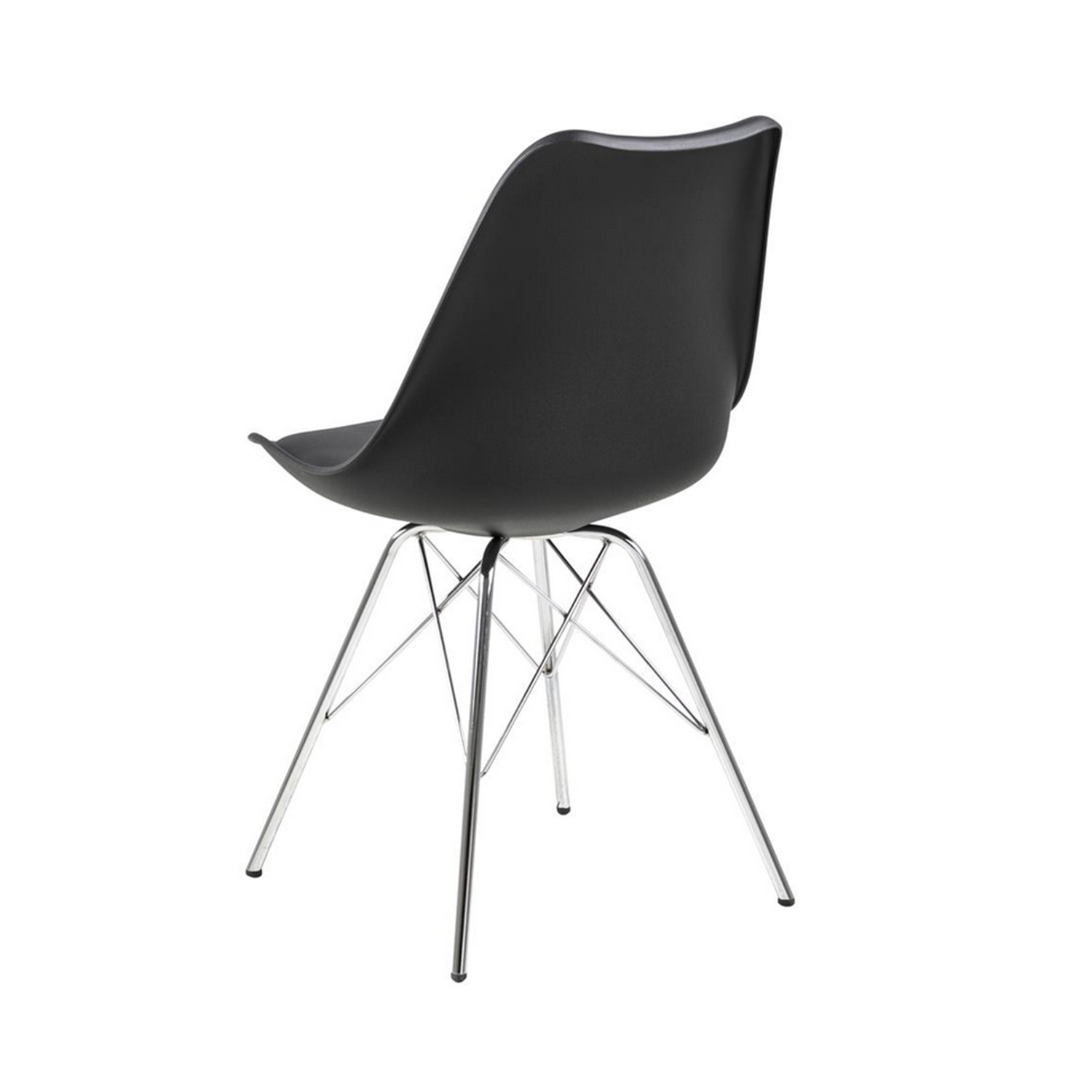 AC80738_02 Kėdė ERIS juoda/chromas - Image 1