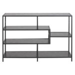 Knygų spinta SEAFORD 114x35xH78cm, juoda - Image 2