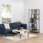 Lentyna SEAFORD 77x35xH185cm, laukinis ąžuolas/juoda - Image 2