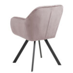 Kėdė LOLA pasukama, dulkėta rožinė - Image 2