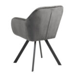Kėdė LOLA sukama, tamsiai pilka - Image 2