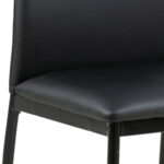 Valgomojo kėdė DEMINA juoda PU - Image 4