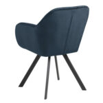 Kėdė LOLA sukamoji, tamsiai mėlyna - Image 2