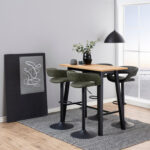 Bar stool GRACE olive green - Image 3