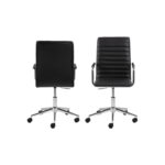 Rašomojo stalo kėdė WINSLOW juoda/chromas - Image 3