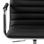 Rašomojo stalo kėdė WINSLOW juoda/chromas - Image 4