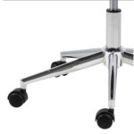 Rašomojo stalo kėdė WINSLOW juoda/chromas - Image 5