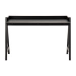 Rašomasis stalas MISO, 126x51xH80cm, juodai dažytas ąžuolas - Image 2