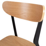 Kėdė ROXBY ąžuolas/juoda - Image 4