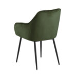 Kėdė BROOKE miško žalia/juoda