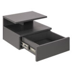 Naktinis staliukas ASHLAN šviesiai pilka - Image 2