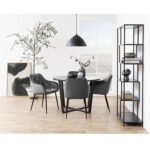 Kėdė BROOKE pilkšvai ruda/juoda - Image 5