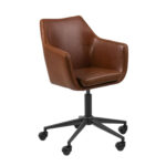 Rašomojo stalo kėdė NORA brandy