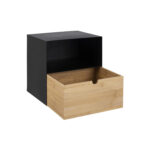 Sieninė lentyna JOLIET 30x25xH30cm, juoda - Image 2