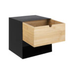 Sieninė lentyna JOLIET 30x25xH30cm, juoda - Image 5