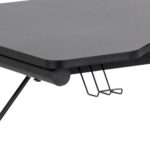 Rašomasis stalas TROOPER 100x60xH75cm, juodas - Image 3