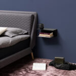 Sieninė lentyna JOLIET 35x20xH14cm, juoda - Image 2