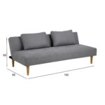 Sofa lova LUCCA šviesiai pilka - Image 2