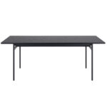 Valgomojo stalas ANGUS 200x90xH74cm, juodas - Image 2